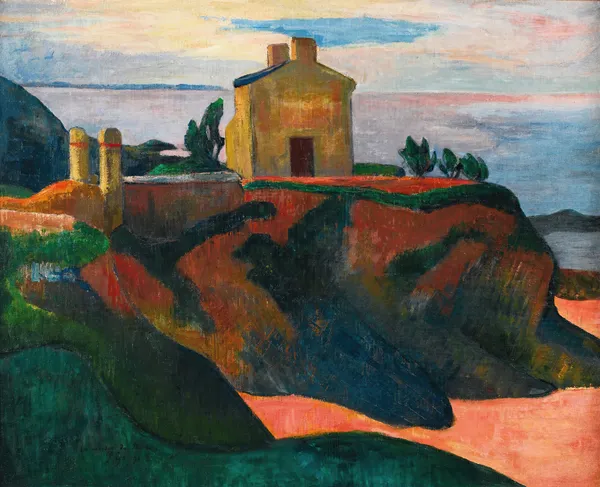 La Maison Du Pan-Du av Paul Gauguin