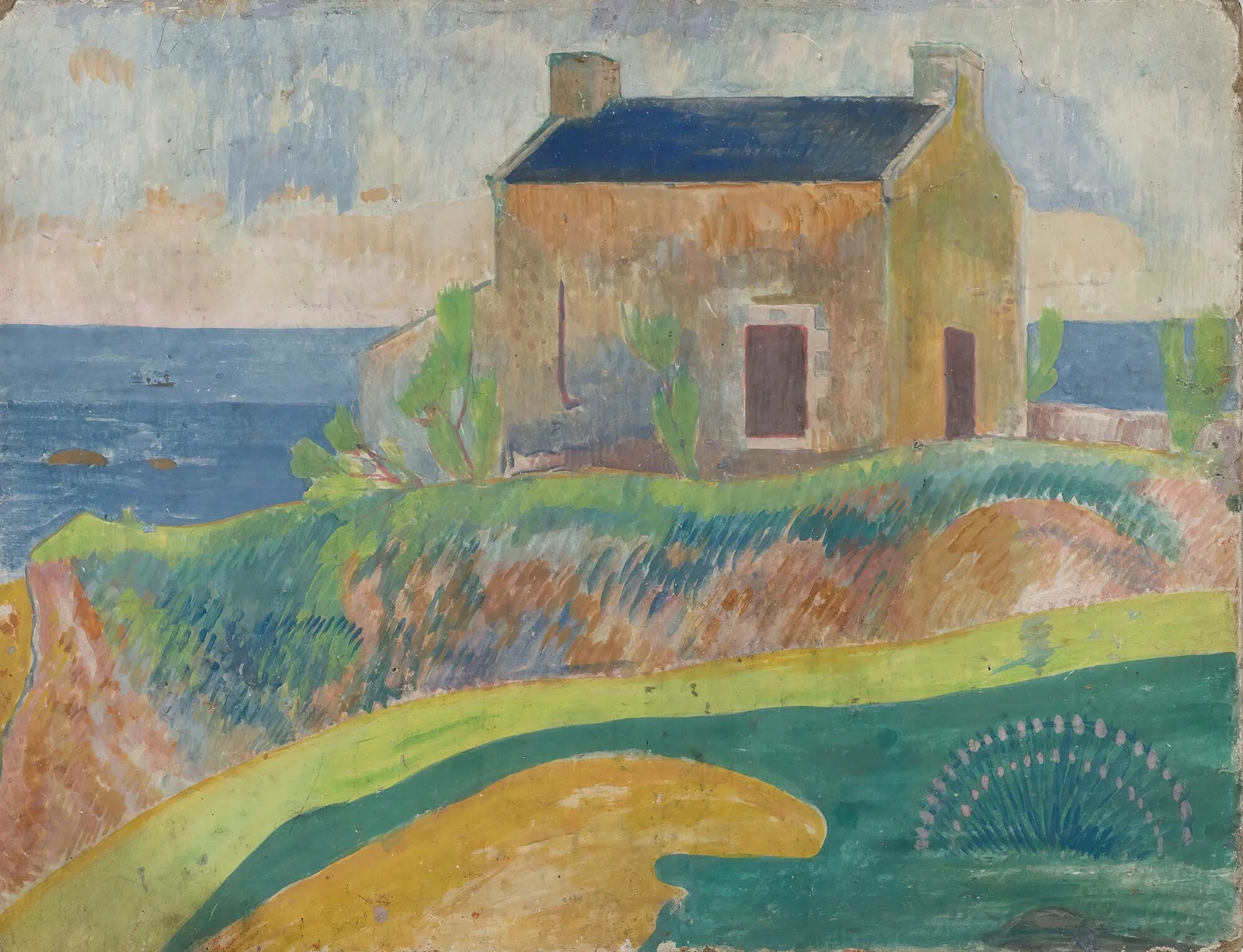 La Maison Du Pendu av Paul Gauguin