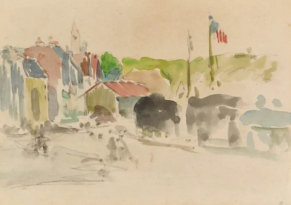 Le Village av Paul Gauguin