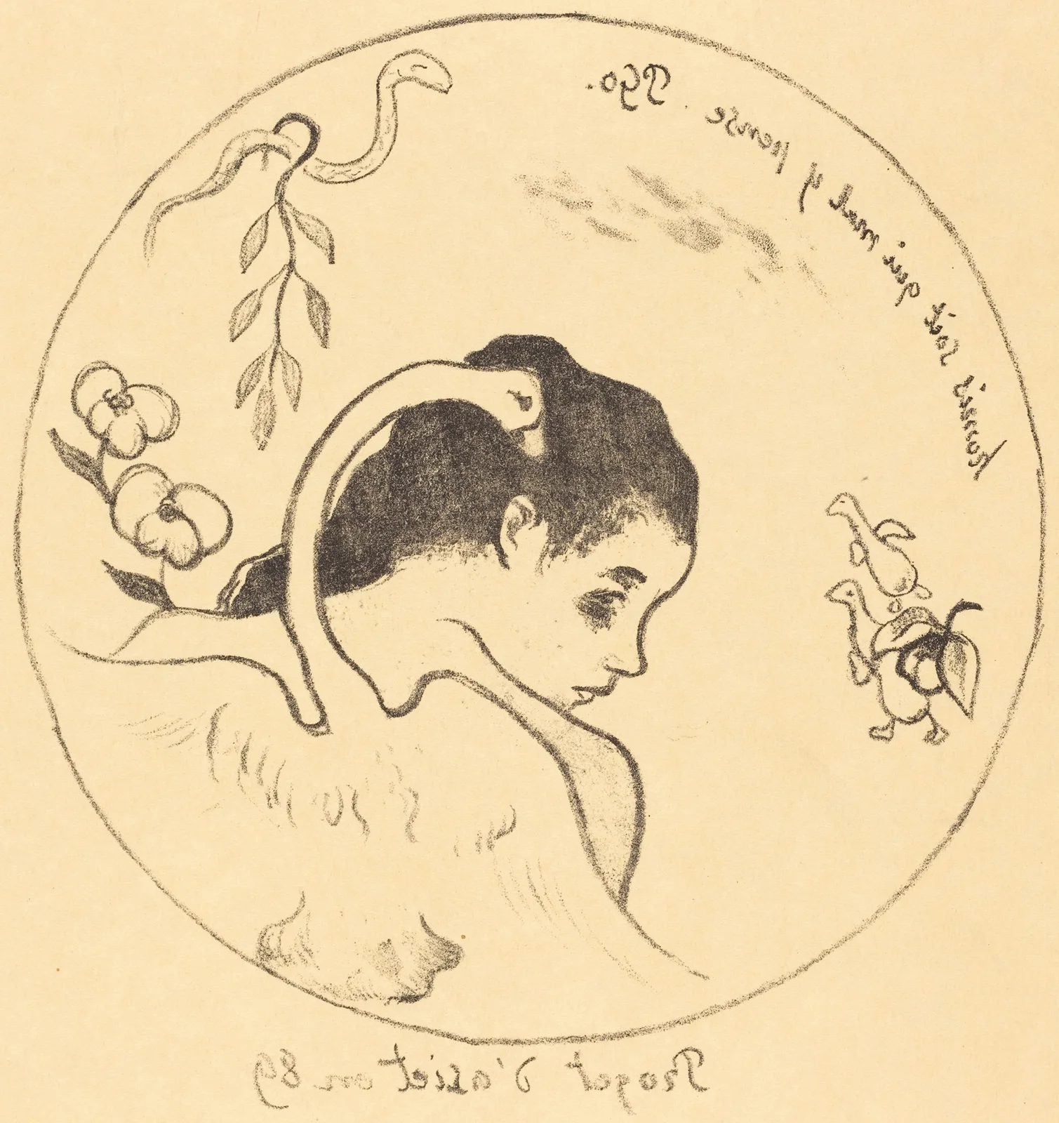 Leda (Cover) av Paul Gauguin
