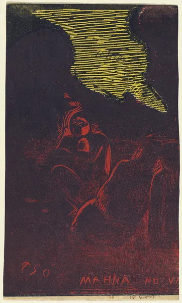 Mahna no Varua Ino (The Demon Speaks), 1894 av Paul Gauguin