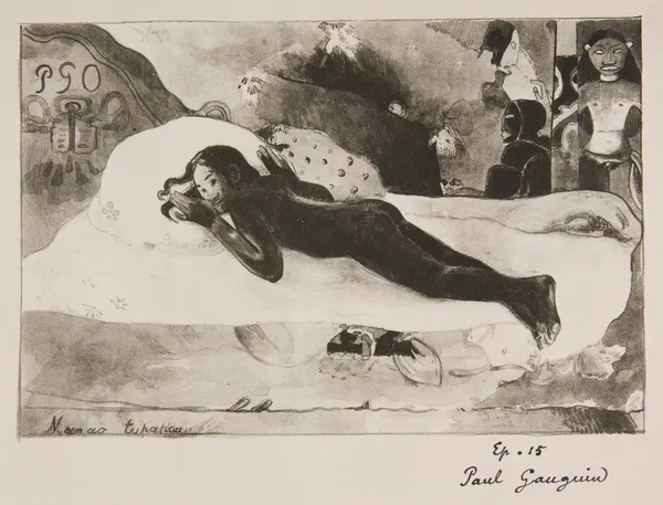 Manao Tupapau (Elle pense au revenant – L’esprit des morts veille), 1894 av Paul Gauguin