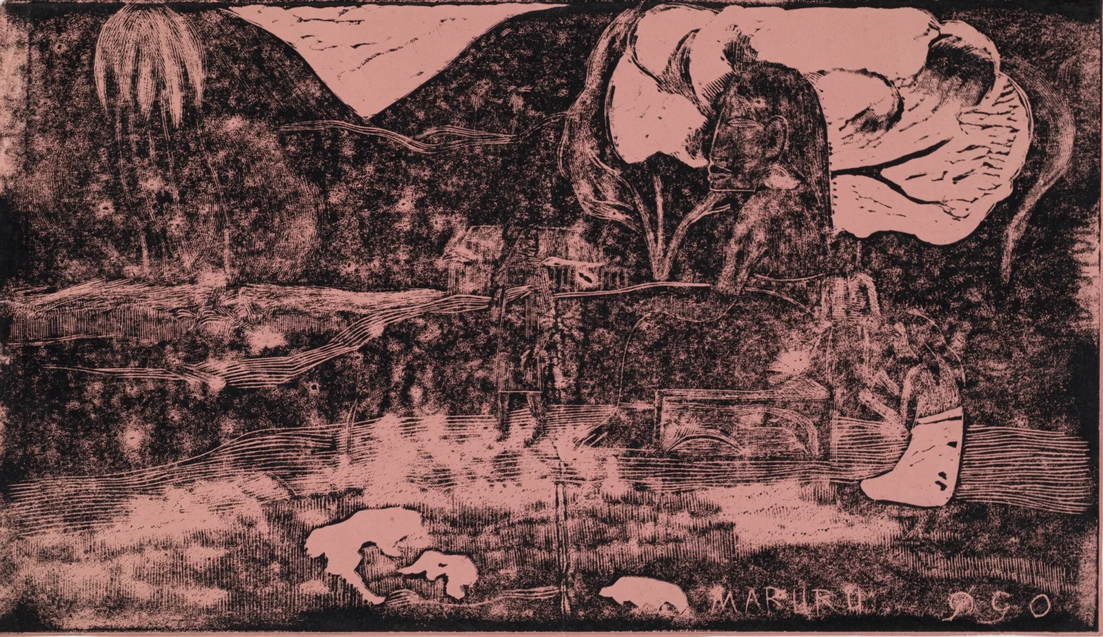 Maruru (Offerings of Gratitude) av Paul Gauguin
