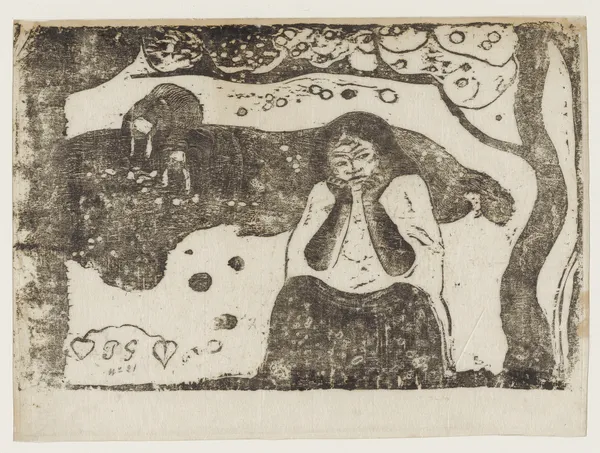 Misères humaines – nr 1 av Paul Gauguin