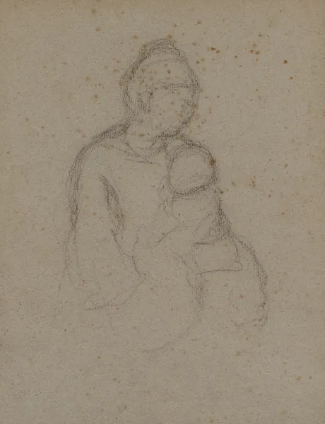 Mother and Child (recto) av Paul Gauguin