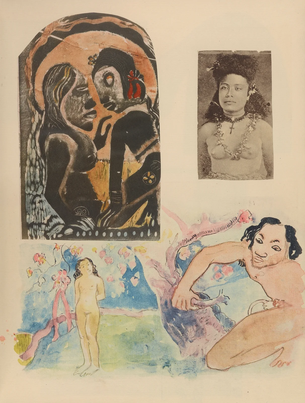 Noanoa Pl.07 av Paul Gauguin