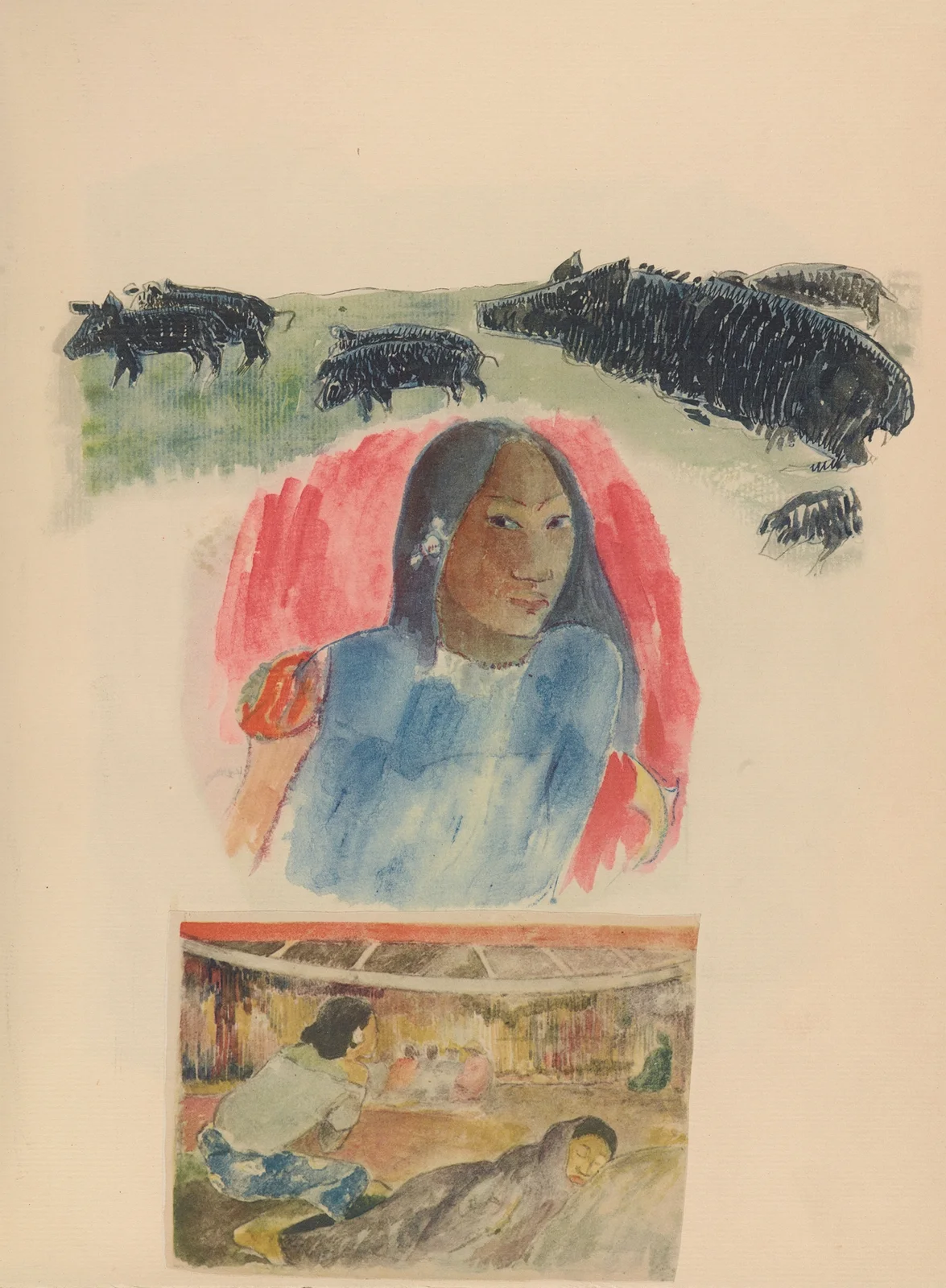 Noanoa Pl.14 av Paul Gauguin