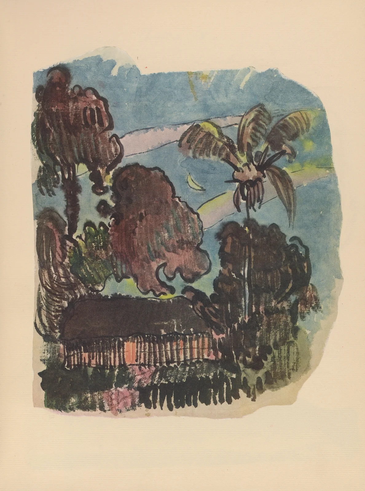 Noanoa Pl.15 av Paul Gauguin