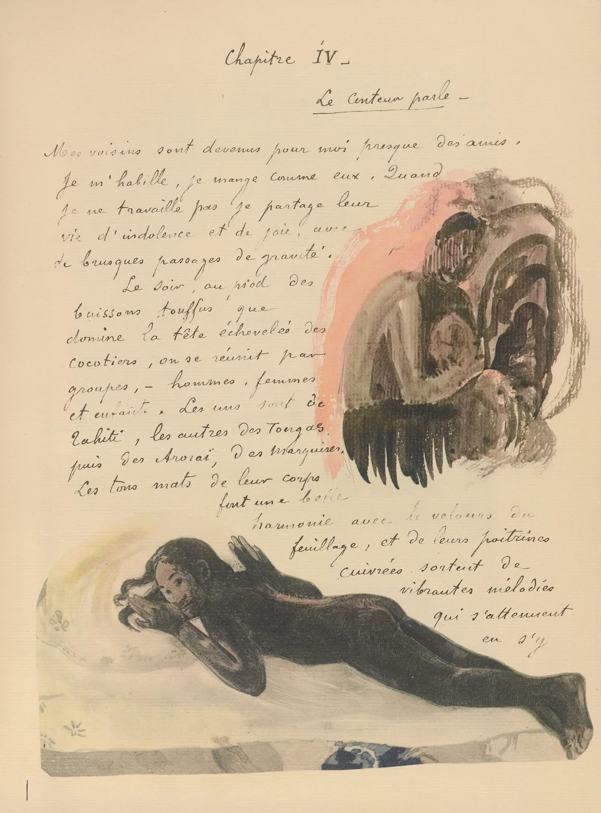 Noanoa Pl.16 av Paul Gauguin