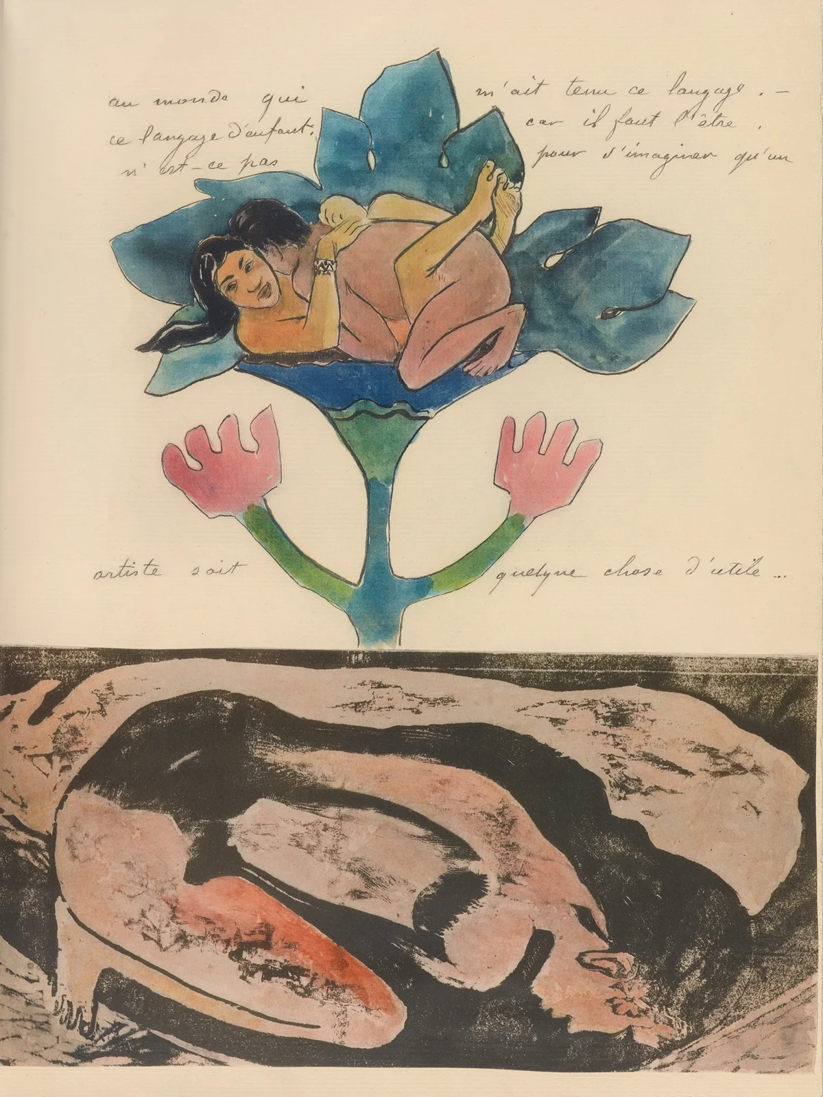 Noanoa Pl.20 av Paul Gauguin