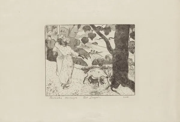 Pastorales Martinique av Paul Gauguin