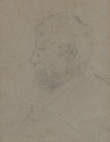 Profile Bust of a Man (verso) av Paul Gauguin