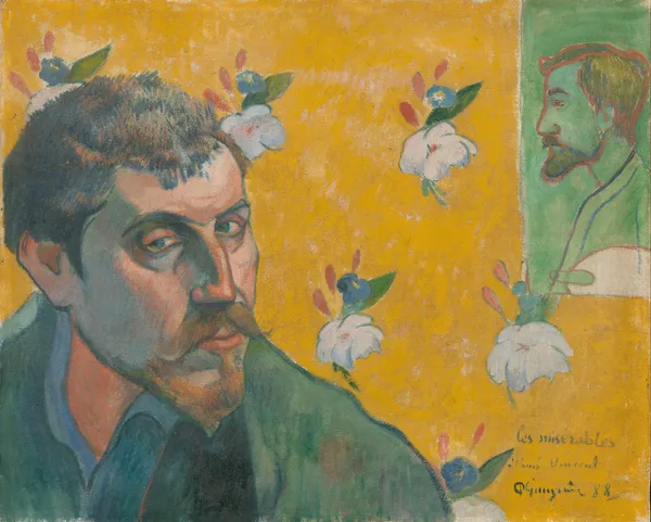 Self-portrait with portrait of Bernard, ‘Les Misérables’ av Paul Gauguin