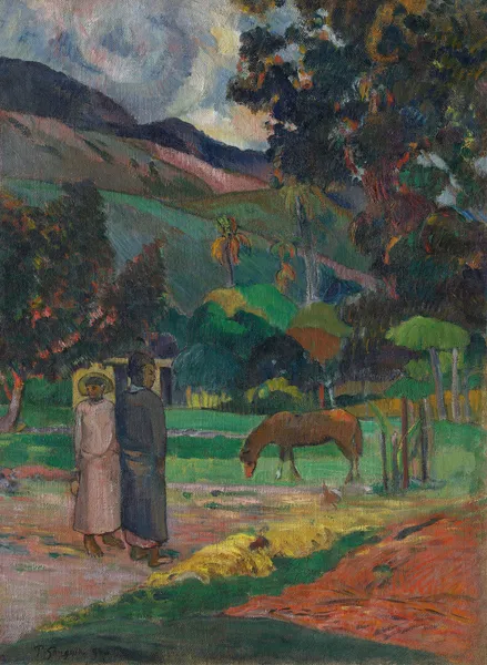Tahitian Landscape, 1892 av Paul Gauguin