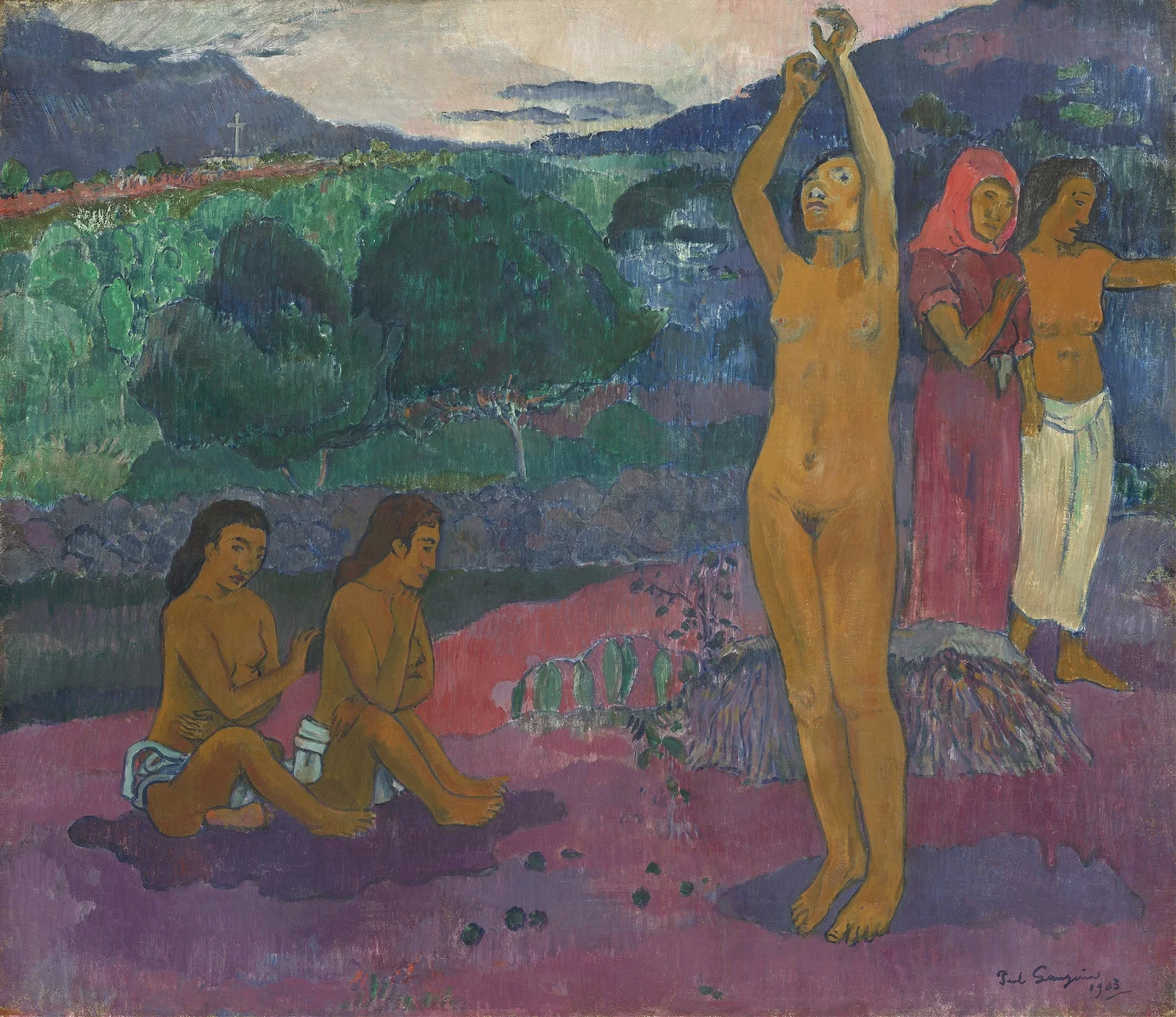 The Invocation av Paul Gauguin