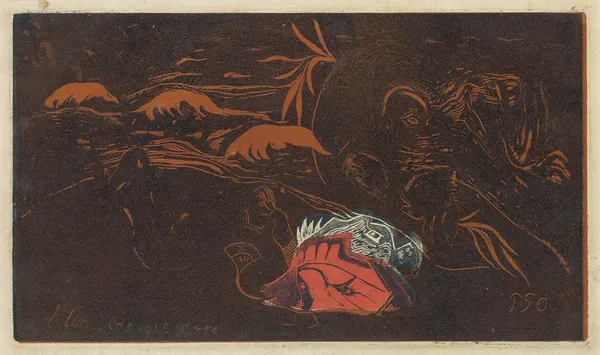 The Universe is Created (L’Univers est cree) av Paul Gauguin