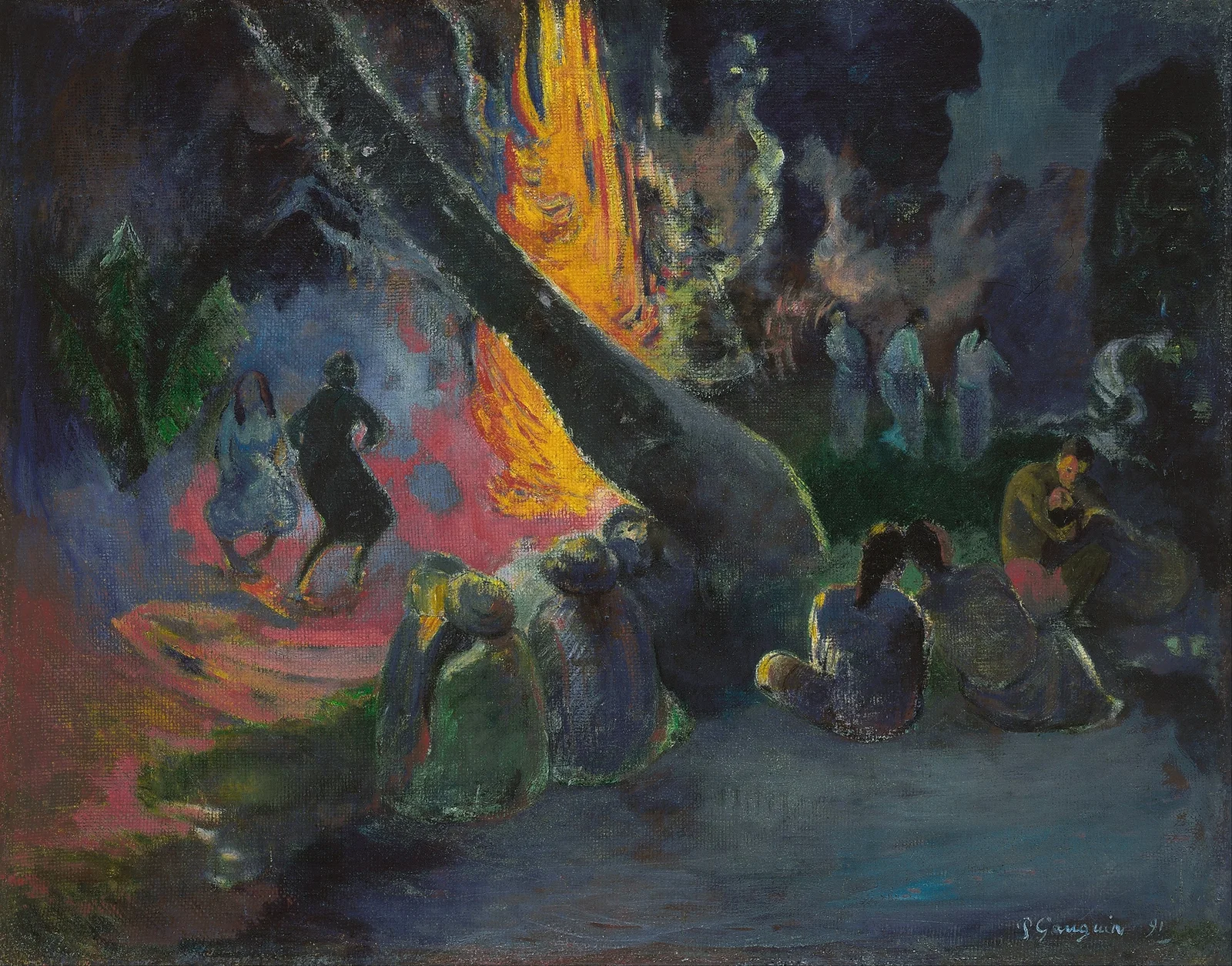 Upa Upa (The Fire Dance) av Paul Gauguin