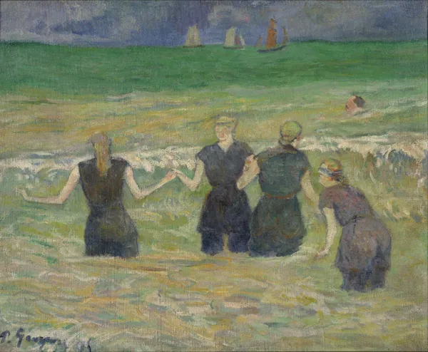 Women Bathing av Paul Gauguin