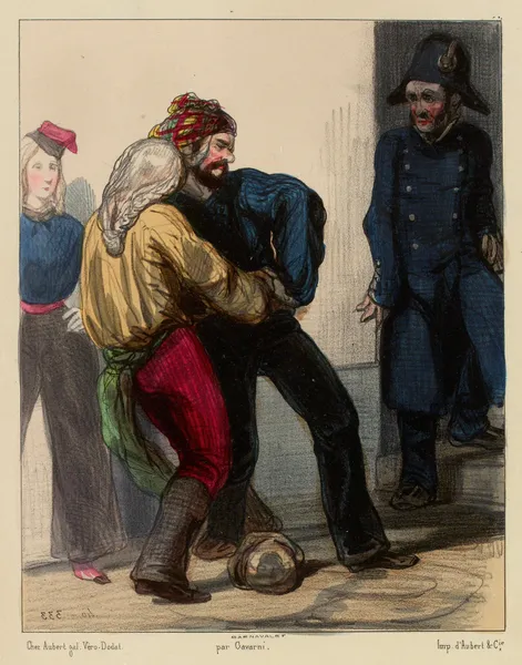 Allons Allons Mazuri Tiens-toi, allons av Paul Gavarni