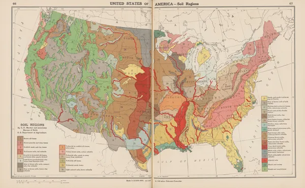 United States of America—Soil Regions av John Paul Goode