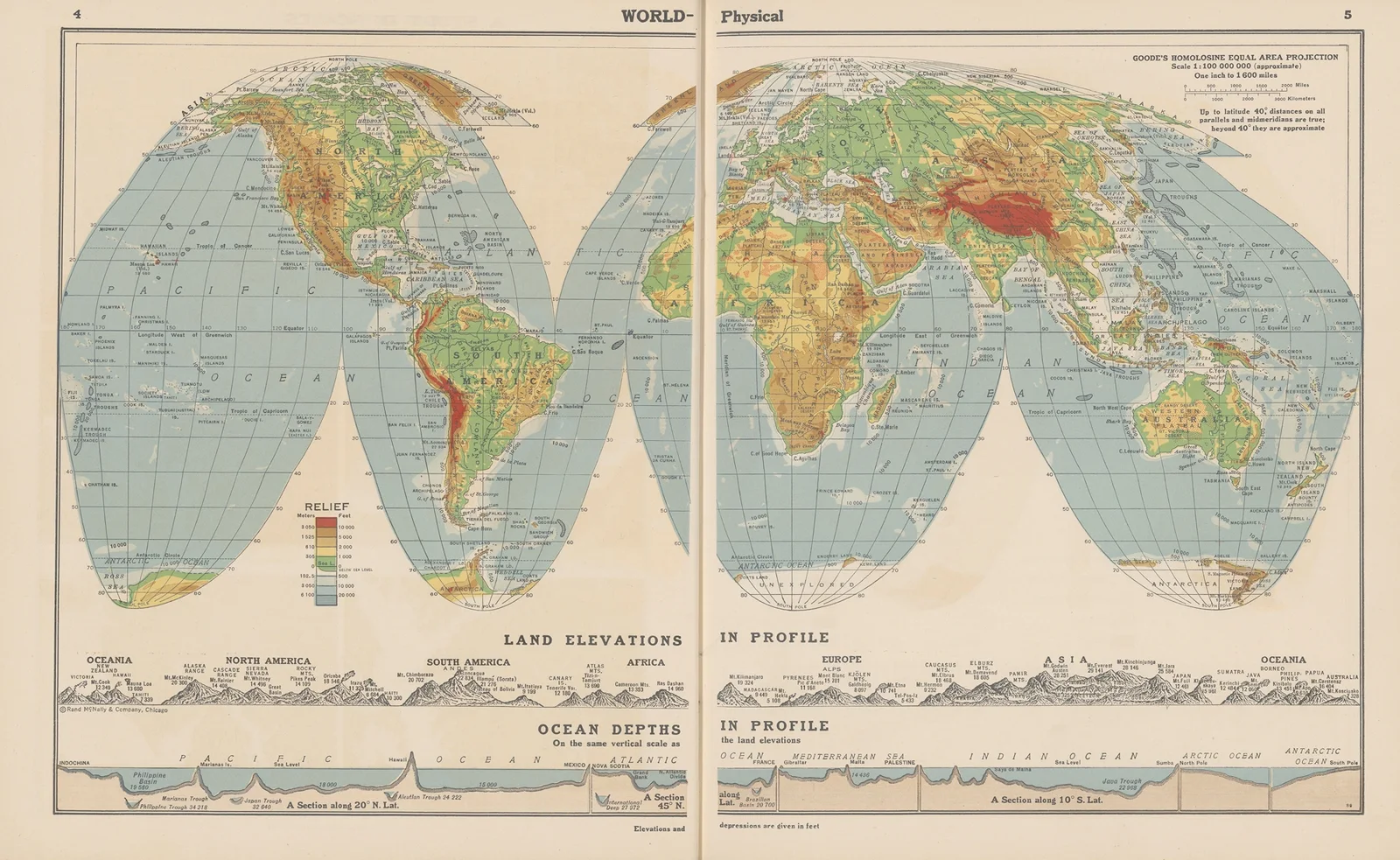 World—Physical av John Paul Goode