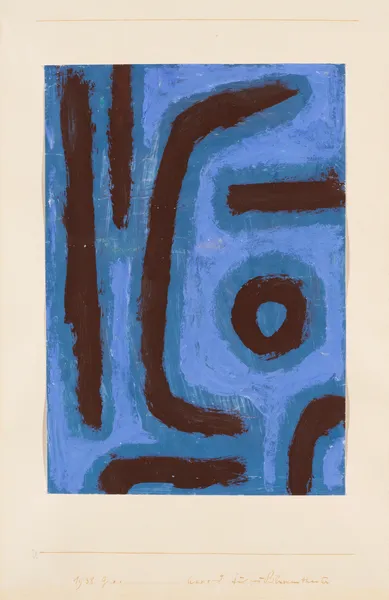 Akkord für ein Blumentheater av Paul Klee