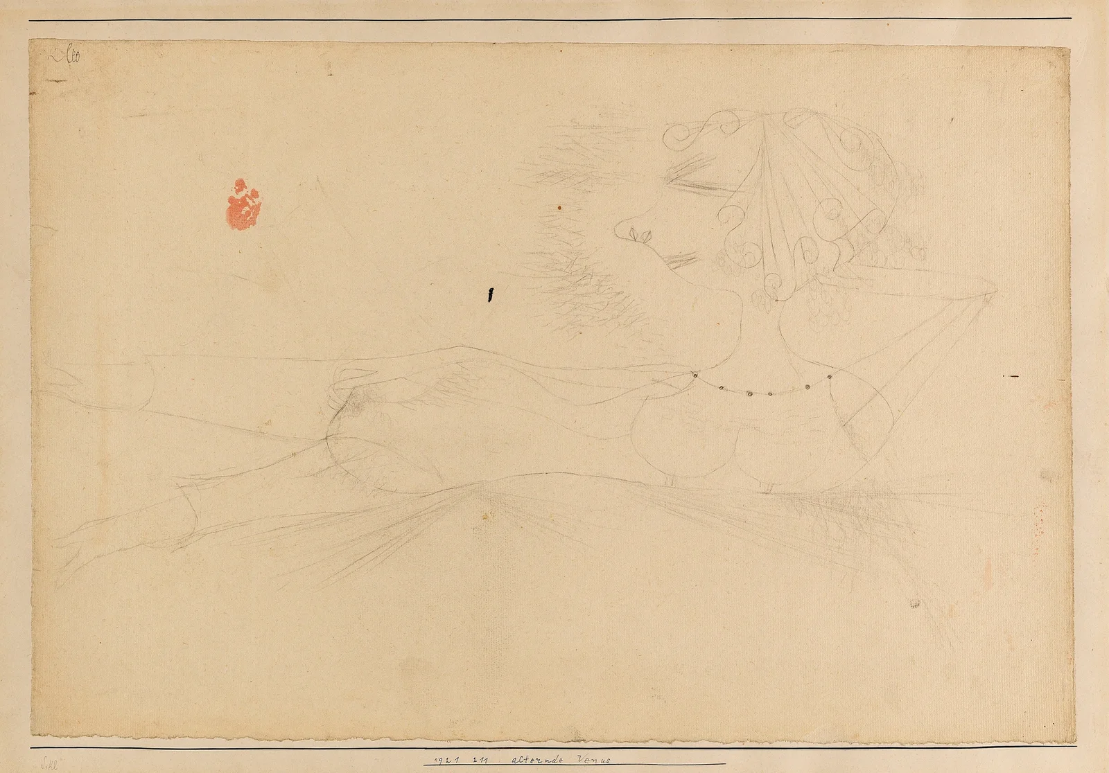 Alternde Venus av Paul Klee