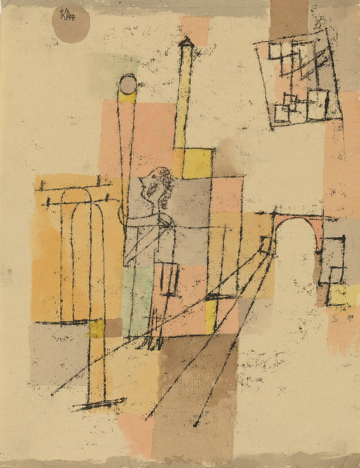 Before the Festivity av Paul Klee