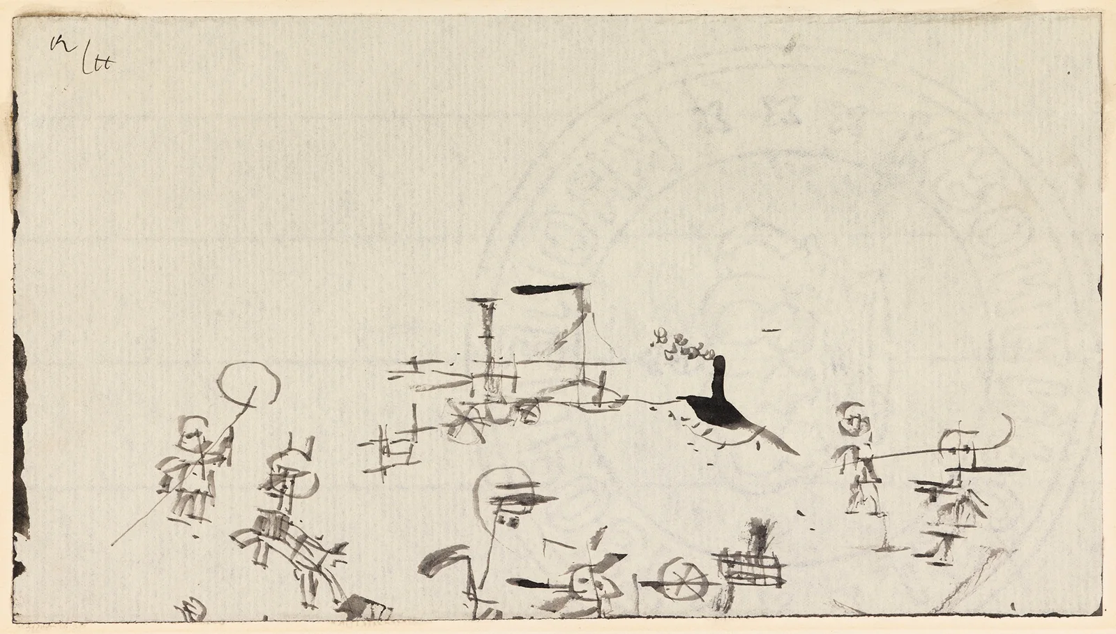 Belebter Strand av Paul Klee