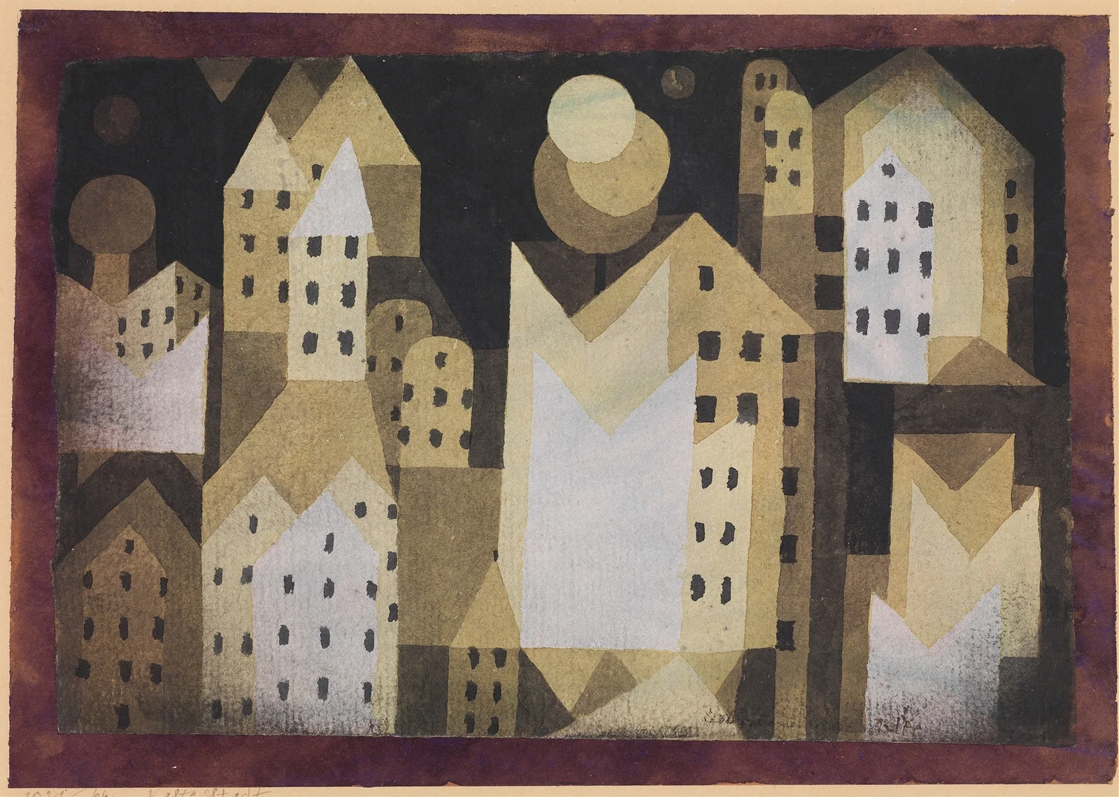 Cold City av Paul Klee