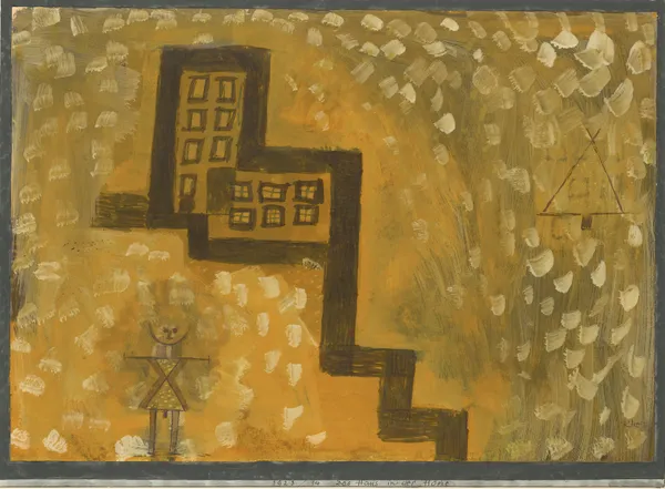 Das Haus In Der Höhe (The House On High) av Paul Klee