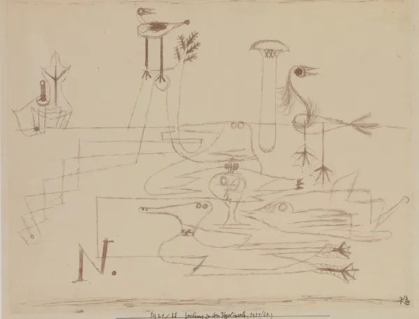 Drawing For Bird Islands av Paul Klee