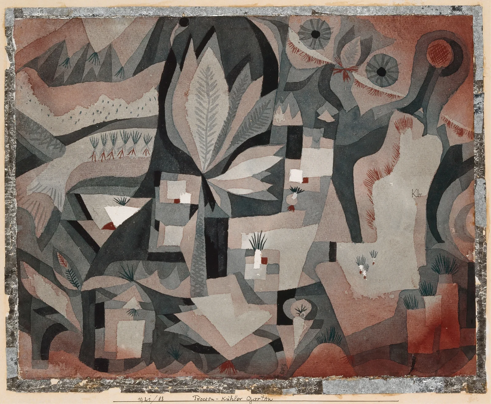 Dry-cool garden av Paul Klee