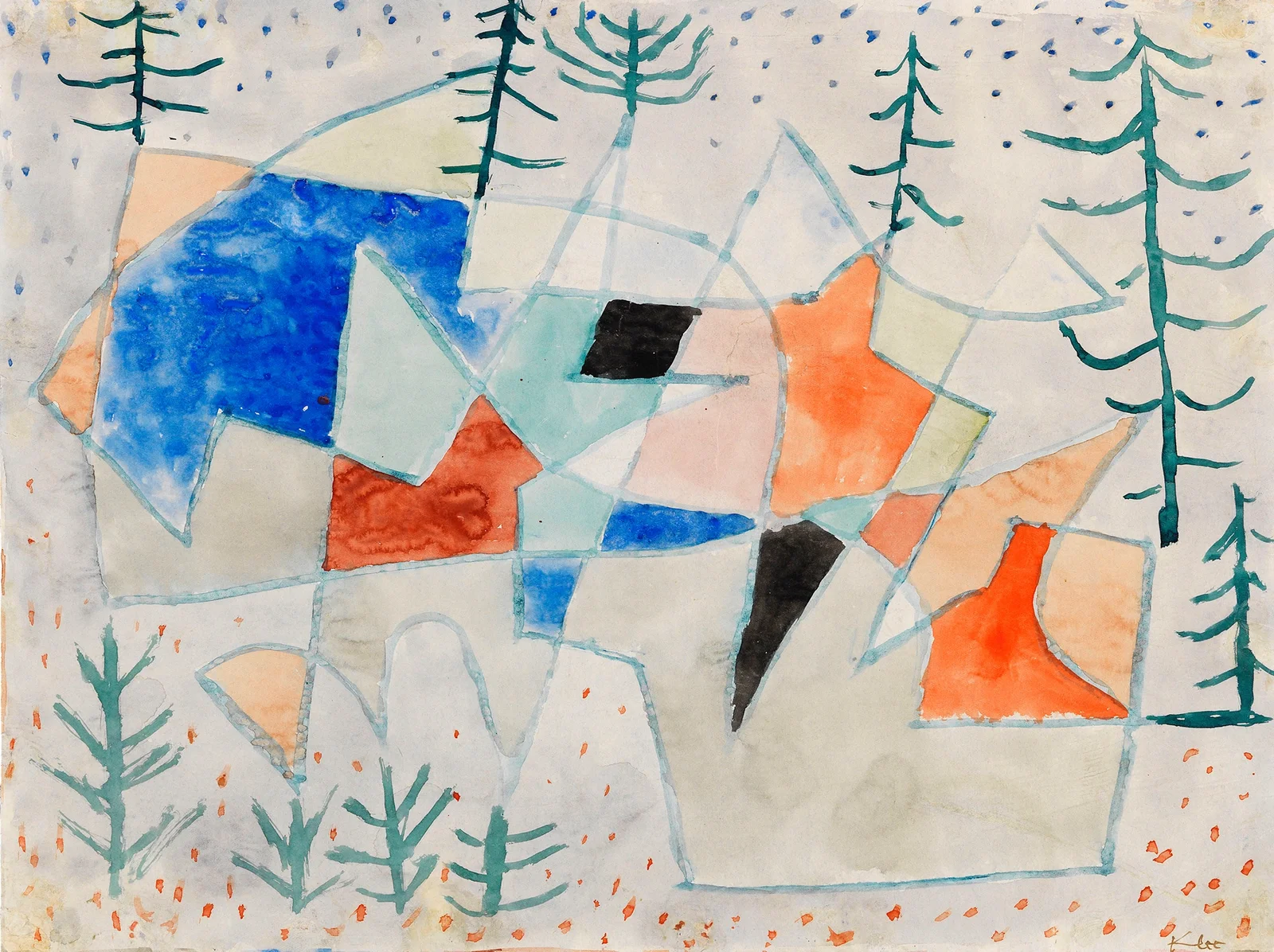 Edelklippe av Paul Klee