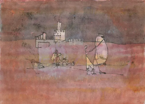 Episode Before an Arab Town av Paul Klee