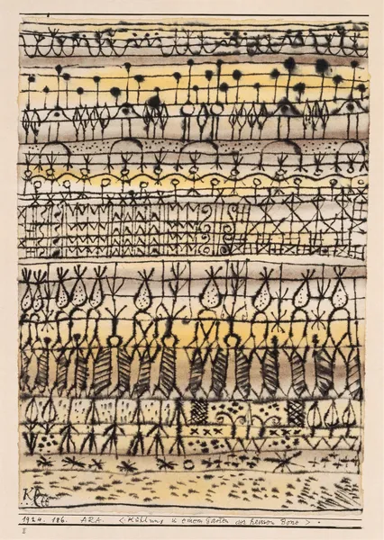 ERA. ‘Cooling in a Garden of the Torrid Zone’ av Paul Klee