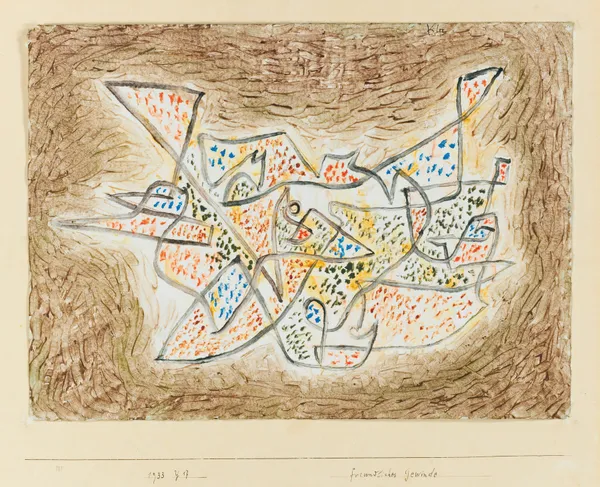 Freundliches Gewinde (Friendly Meandering) av Paul Klee