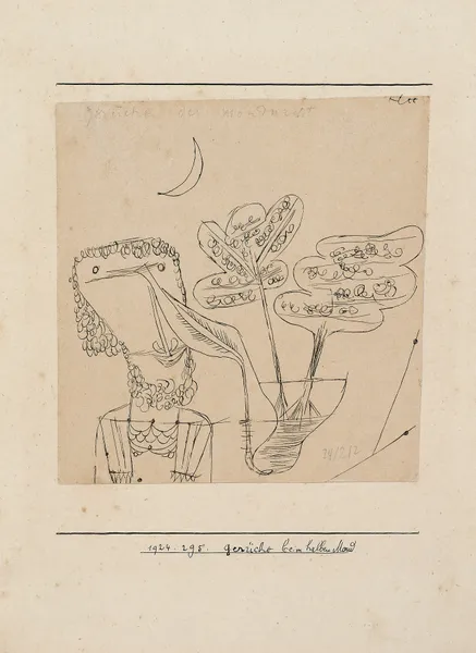 Gerüche beim halben Mond av Paul Klee