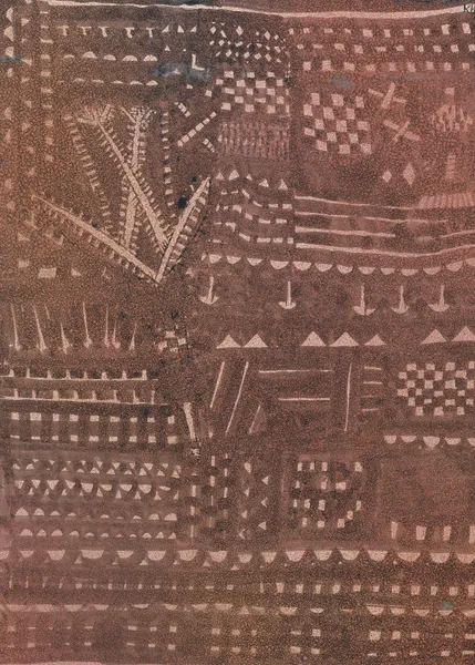 In the Manner of a Leather Tapestry av Paul Klee
