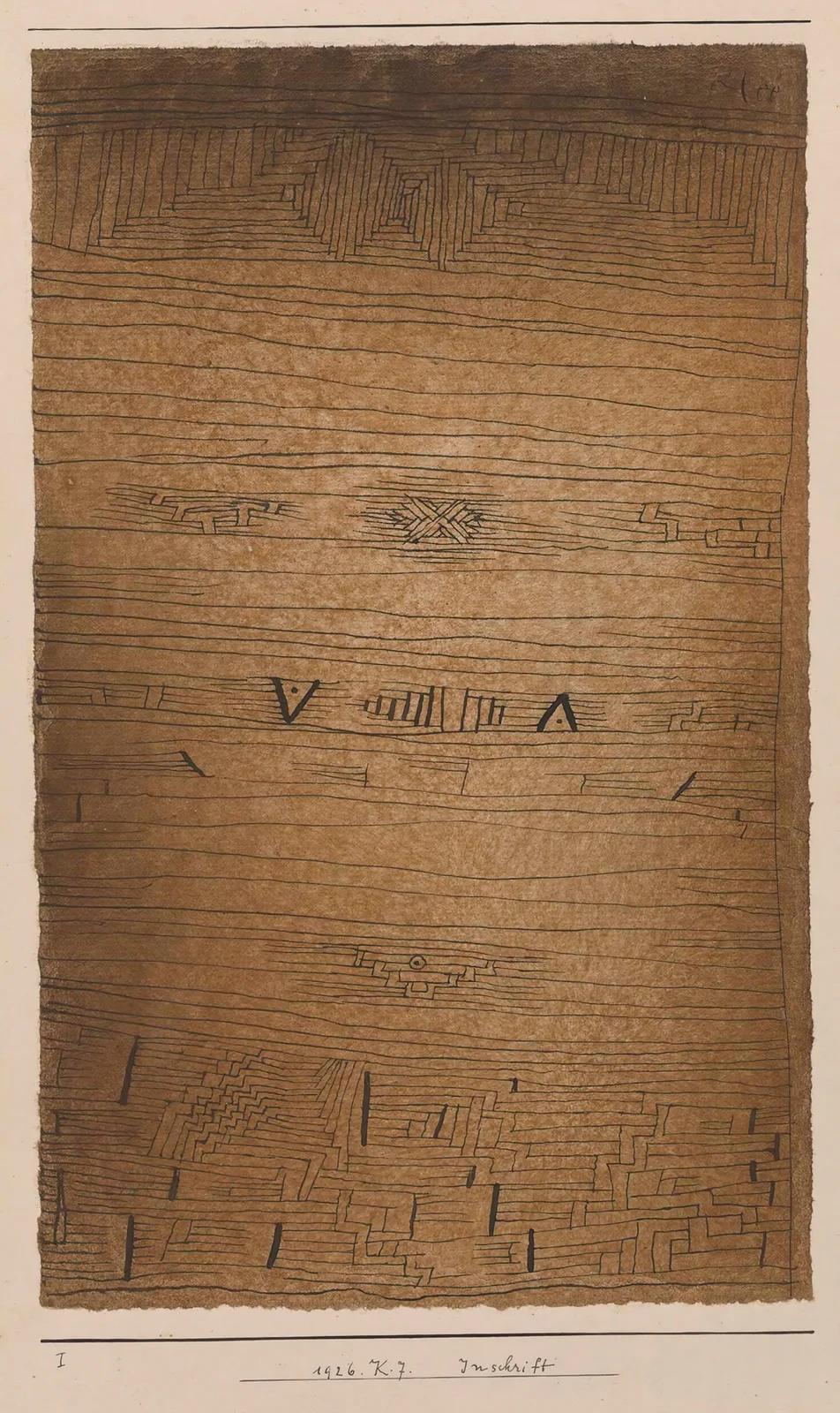 Inscription av Paul Klee