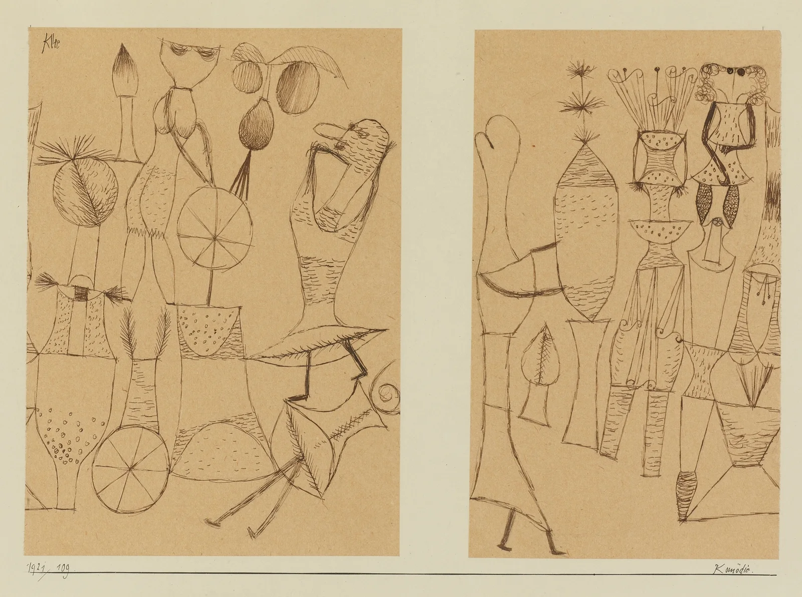 Komödie (Comedy) av Paul Klee