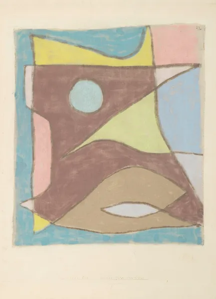 Maske unterwasserführer av Paul Klee
