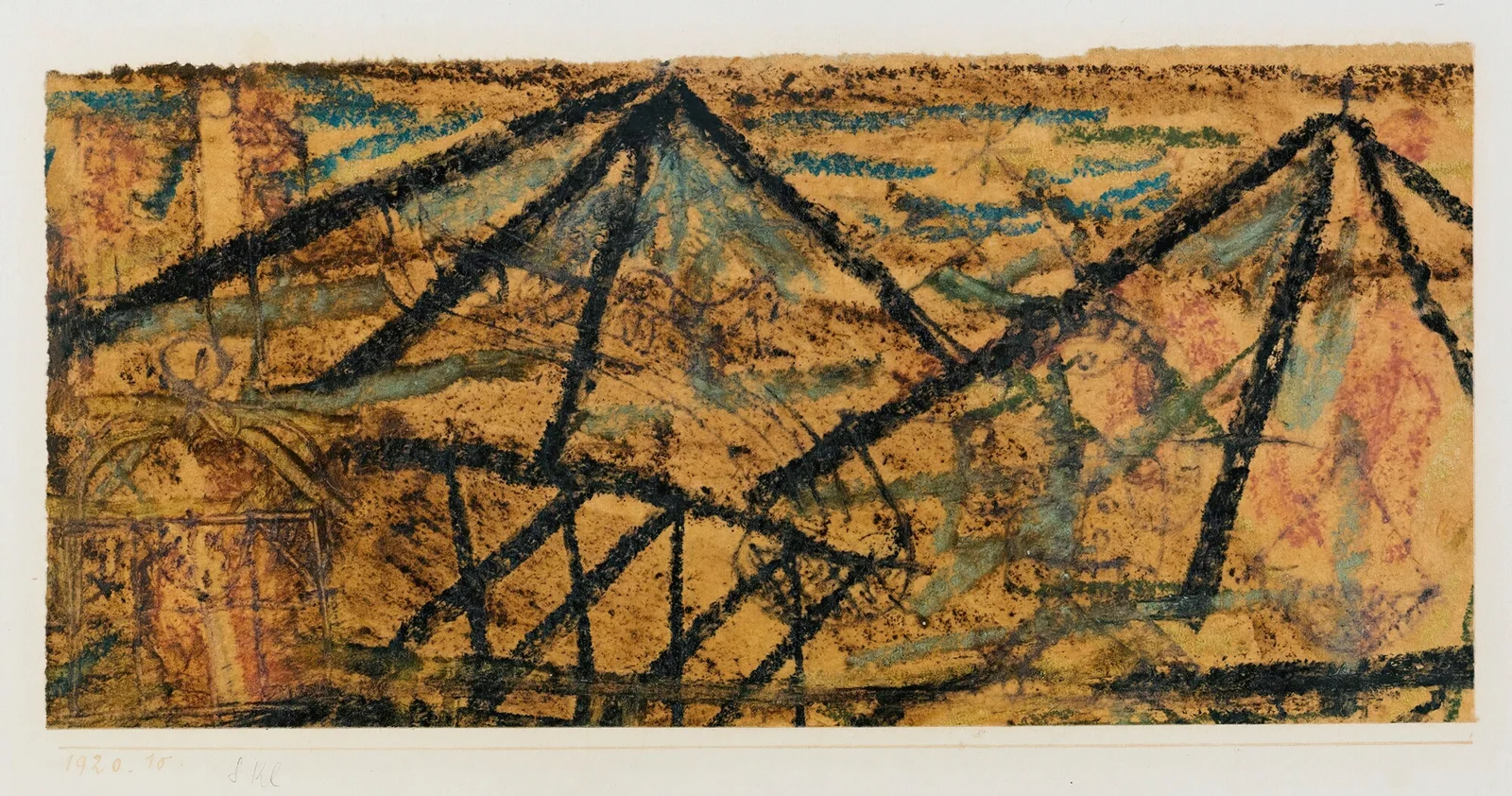 Mit Dem Wasserträger (With The Water Carrier) av Paul Klee
