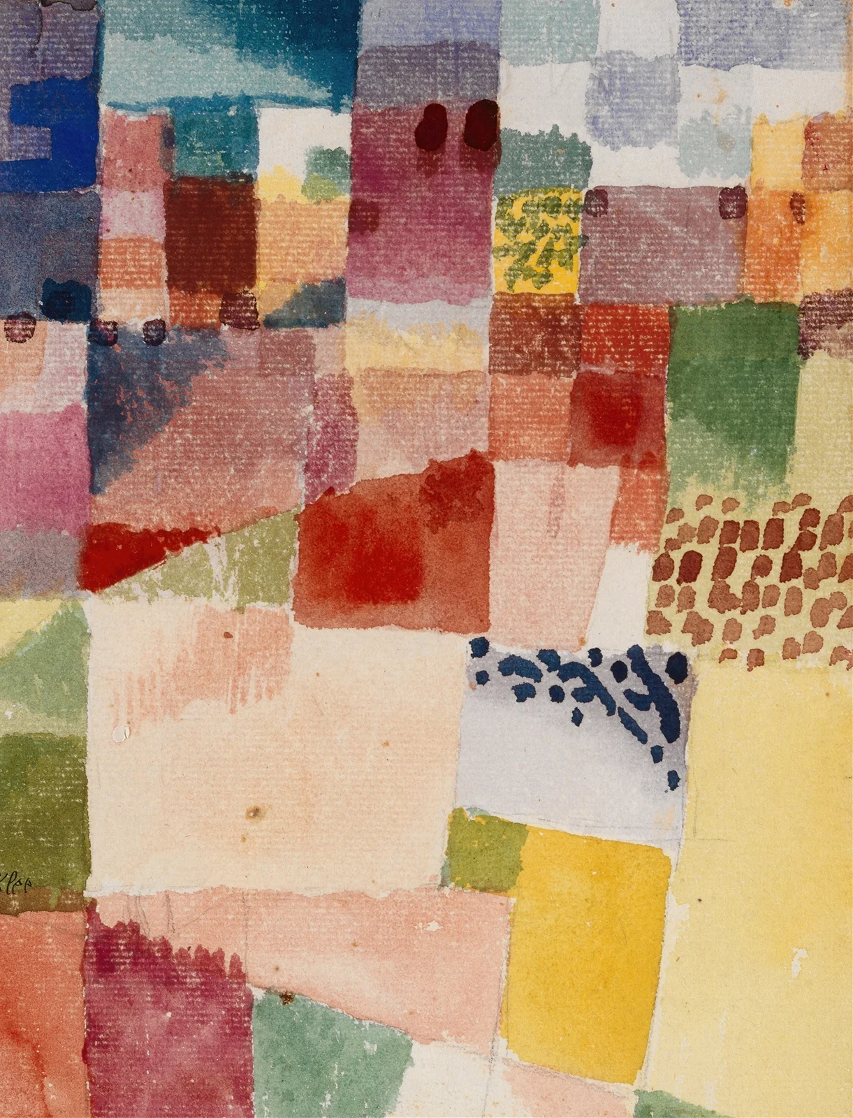 Motif from Hammamet av Paul Klee