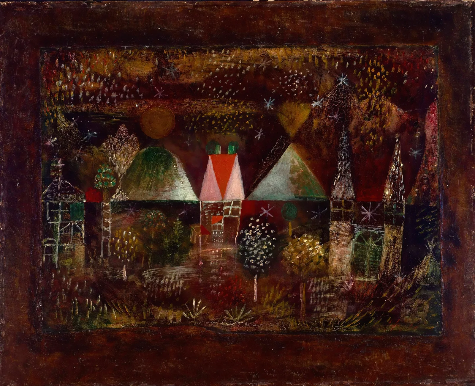 Night Feast av Paul Klee