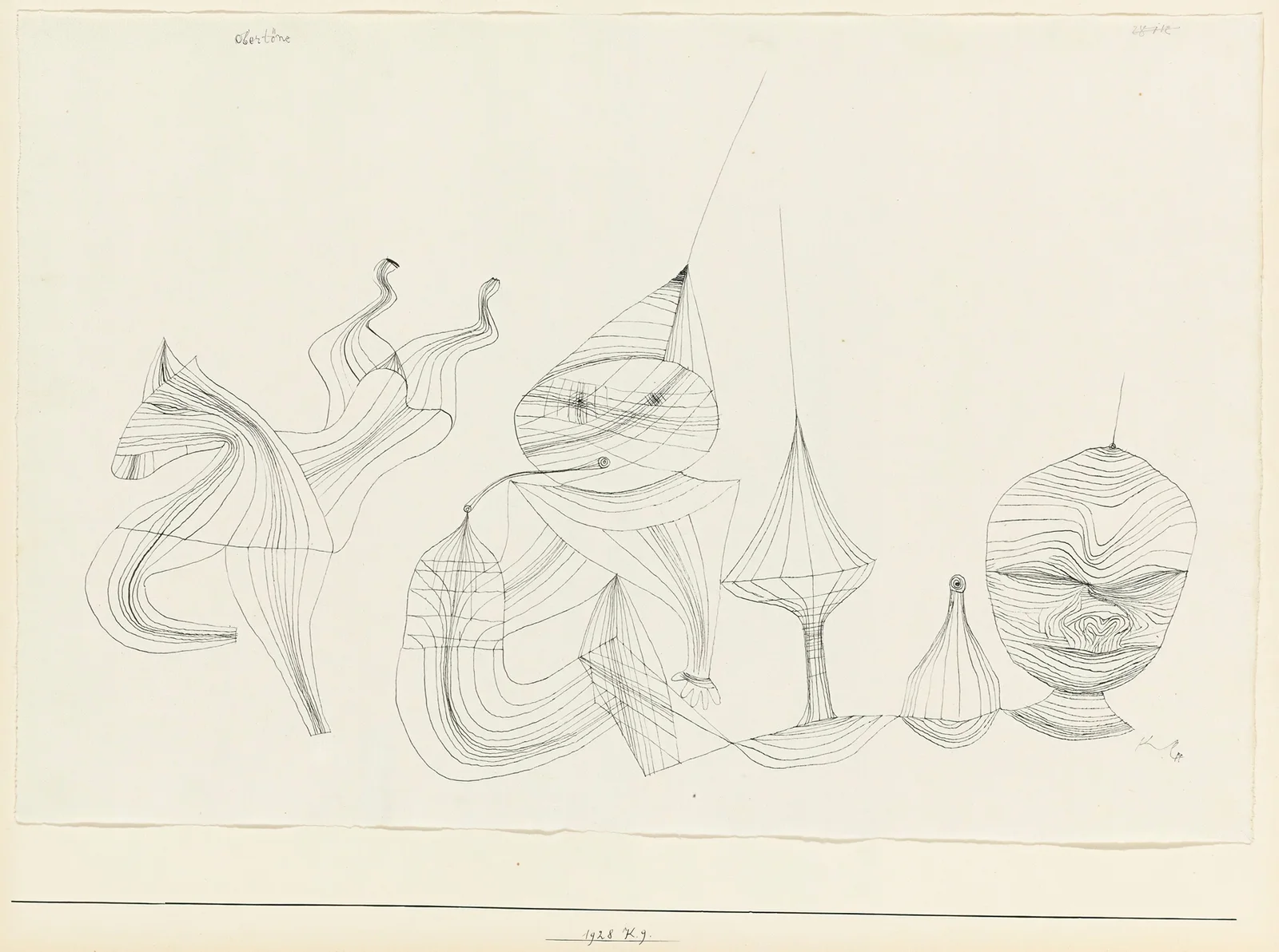 Obertöne (Overtones) av Paul Klee