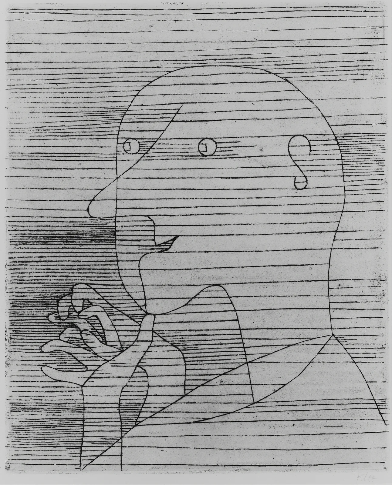 Old Man Counting av Paul Klee