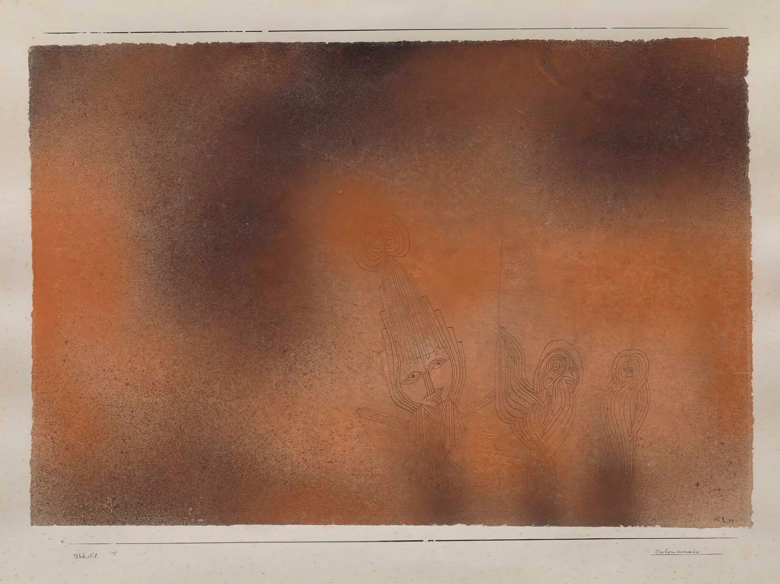 Owl Comedy av Paul Klee
