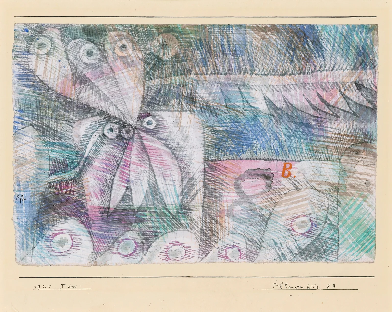 Pflanzen Bild 8.B, 1925 av Paul Klee
