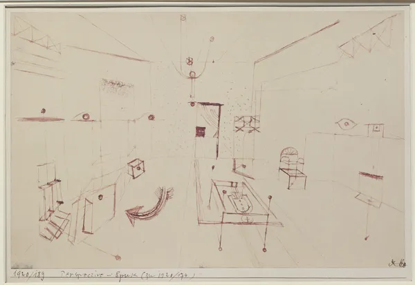 Phantom Perspective av Paul Klee